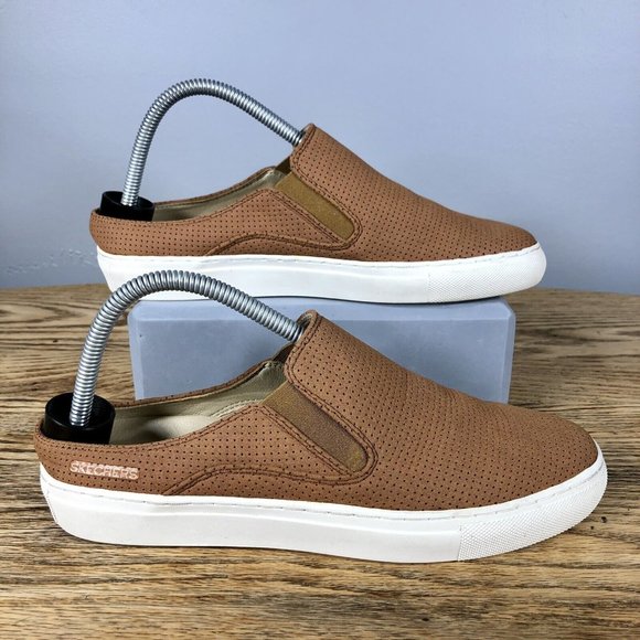 Skechers Vaso Mitad Slip On Backless Mules Shoes (women's 8.5, brown, 49745) - Picture 4 of 8